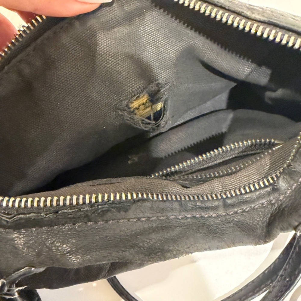 Givenchy Mini Pandora Bag Black Sheepskin Crossbody Iconic Zip Bag - Picture 7 of 8